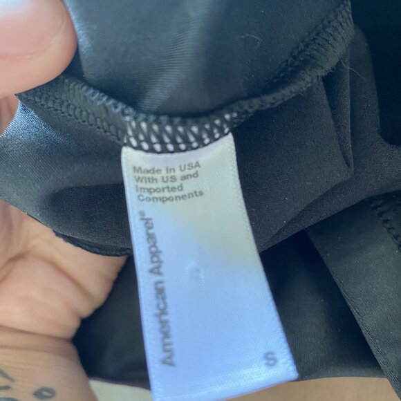 American Apparel Faux Leather Leggings - Picture 4 of 6